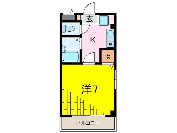 第３メゾン藤原の物件間取画像